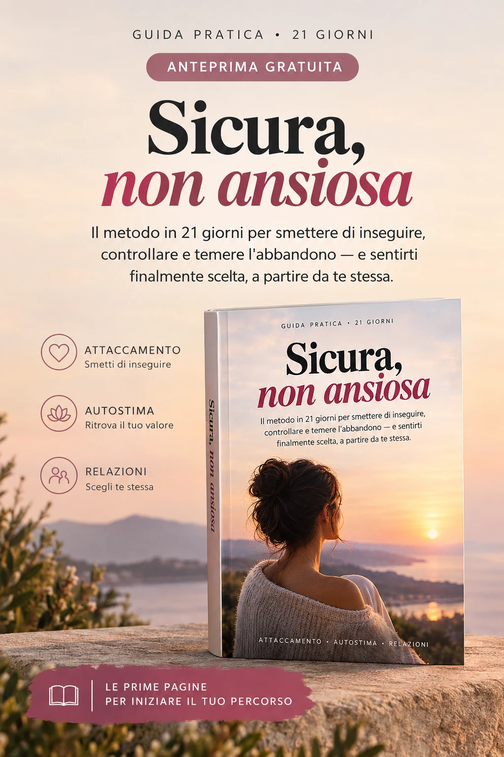 Copertina dell&rsquo;anteprima gratuita di Sicura, non ansiosa